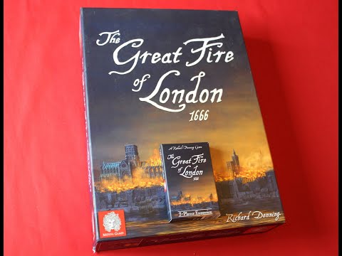 Great Fire of London 2 Player Expansion Game Play Example