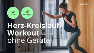20 Minuten Herz-Kreislauf-Workout für Anfänger: Fit und Vital! | Sanitas Trainin