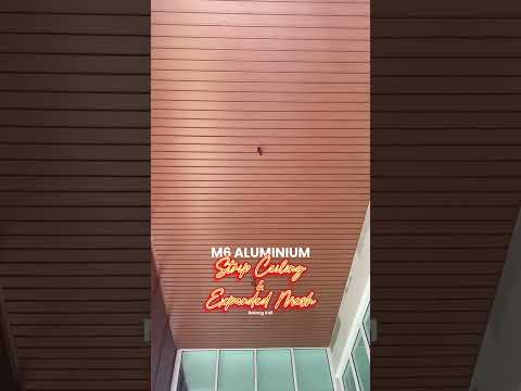 M6 ALUMINIUM STRIP CEILING & EXPANDED MESH @ BATANG KALI