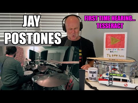 Drum Teacher Reacts: TESSERACT - 'KING' DRUM PLAYTHROUGH - My first time hearing JAY POSTONES!