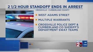 Crossville standoff ends in suspect's arrest