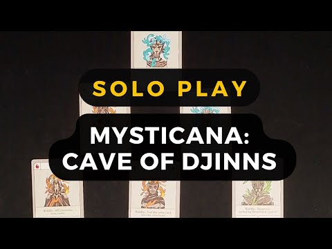 Mysticana: A Foundation Deck - Cave of Djinns Expansion | Solo Play | DaniCha
