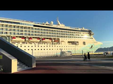 Thumbnail for クルーズ客船「NORWEGIAN SPIRIT（ノルウェージャン・スピリット）」　アメリカのクルーズ客船　広島港クルーズターミナル  広島市南区宇品海岸３丁目１２  #広島 #広島港 #クルーズ客船