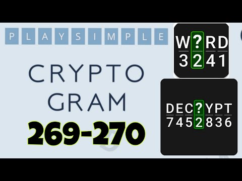 Playsimple Cryptogram Level 269 270