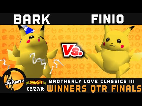 BLC III | Bark Sanchez (Pika) vs Finio (Green Pika) - Winners Qtr Finals - Smash 64