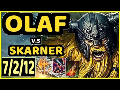 TOLAND (OLAF) vs SKARNER - 7/2/12 KDA JUNGLE GAMEPLAY - KR Ranked GRANDMASTER