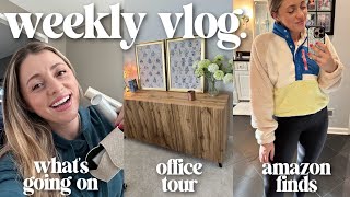 VLOG: amazon haul, office tour, how we budget, kitchen organization, grocery haul