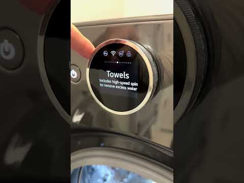 LG WM6700HBA Front Loading Washing Machine - all cycles overview #lgwashingmachine #laundrymachine