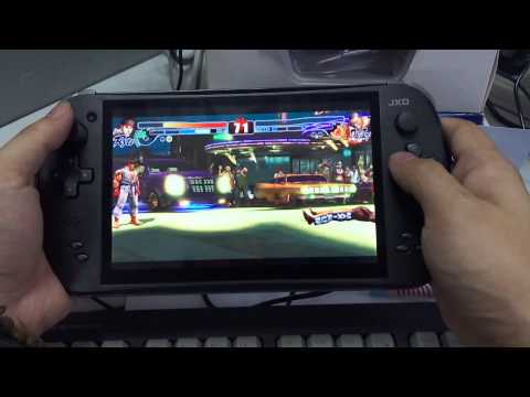 【04】Let's Play:Street Fighter 4(Ryu VS Dee Jay)-Arcade game-Emulated on android JXD S7800B-Gameplay