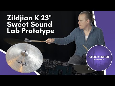 Zildjian K 23" K Sweet Sound Lab Prototype Ride Cymbal (SOUND DEMO)