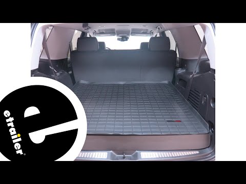 etrailer | Will the WeatherTech Cargo Liner Fit Your 2016 Chevrolet Tahoe?