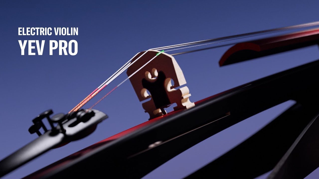 Yamaha YEV104PRO 4 string Professional Electric Violin - Deep Red