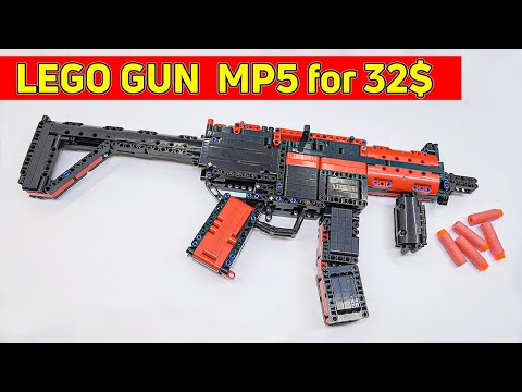 Review of LEGO Technic Gun "MP5" for 32$ from Aliexpress