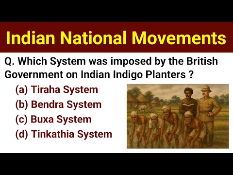 Indian National Movements Important Questions | General knowledge Important Questions For All Exams