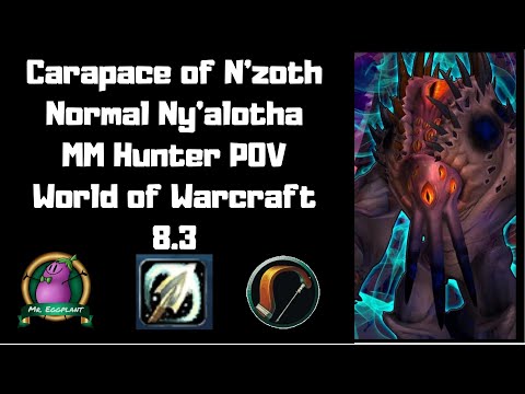 Carapace of N'zoth | Normal Ny'alotha | MM Hunter POV | Unerring Vision 8.3