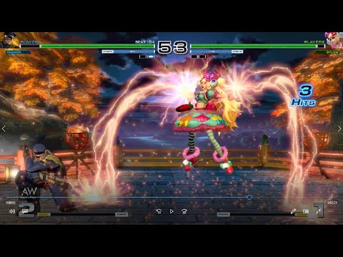 Heidern vs Sylvie - The King of Fighters XIV Combos KOF 14