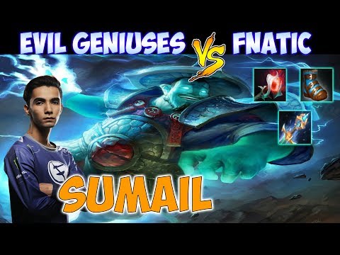 SumaiL - Storm Spirit Midlane  Evil Geniuses vs Fnatic Player Perspective | Dota Summit 9 - Dota 2