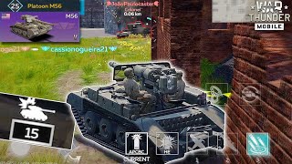 The M56 Platoon curses me with the worse teammates 😭 | War Thunder Mobile