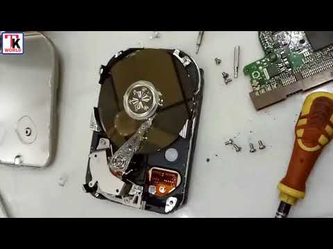 Open & Destroyed Desktop Hard Drive || Many Parts inside Hard Disk || Technical Kumar World