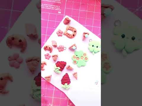 Distintos charms de arcilla polimérica | Kira de abalorios | joyería artesanal | manualidades