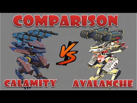 Calamity vs Avalanche heavy weapon comparison war robots