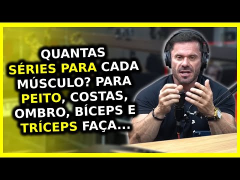 QUANTAS SÉRIES DE EXERCÍCIOS FAZER PARA CADA MÚSCULO NOS TREINOS? | Ironberg Podcast Cariani