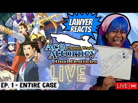 LIVE Turnabout Countdown FULL CASE PLAYTHROUGH - Ace Attorney: Dual Destinies | Real Lawyer Reacts