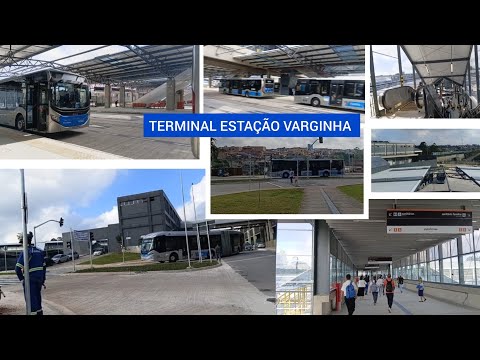 ESTAÇÃO VARGINHA DA LINHA 9 ESMERALDA E TERMINAL DE ÔNIBUS ESTAÇÃO VARGINHA
