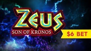 Zeus Son of Kronos Slot - PROGRESSIVES &amp; BONUSES, NICE!