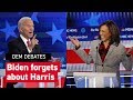 Biden claims support of only African American woman senator. Harris: 🤷🏽‍♀️ | POLITICO