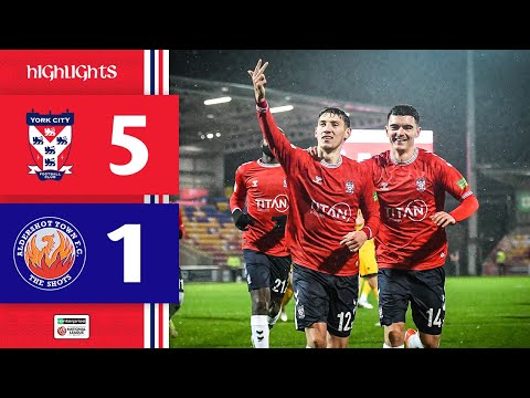 📺 Match Highlights | York City 5-1 Aldershot Town | 2025/26