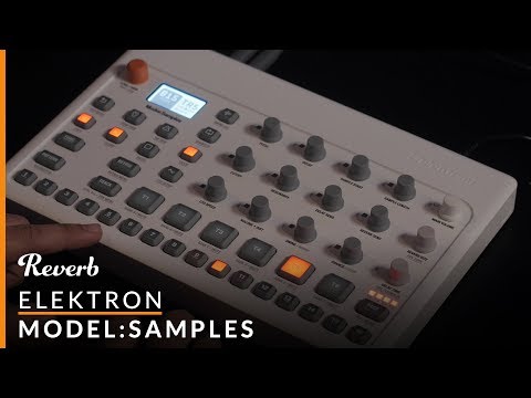 Elektron Model:Samples 2019 - 2020 - White - with Overlay Cover and myvolts USB power image 13