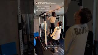 タレント 山根千佳 ジム トレーニング動画 #shorts