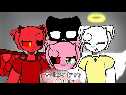 Willow tree meme //Piggy alpha// Ft: Penny and some others