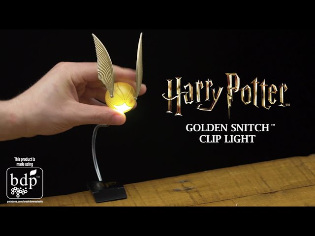 Vídeo relacionado con Harry Potter - Lámpara de escritorio con forma de snitch dorada 36cm