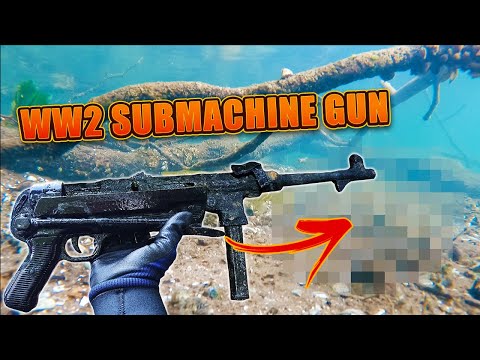 WW2 WEAPONRY Uncovered on Scuba Diving and Magnet Fishing Expedition