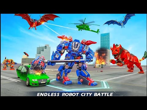 Lion Robot Transform Games 3D-Android Gameplay #2023