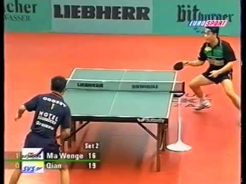 Liga Mistrzów TS TTC Zugbruecke Grenzau vs SVS Niederosterreich Jan 2001 Komentarz Marek Rzemek