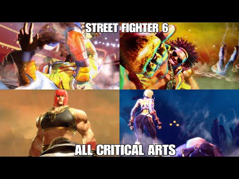 Street Fighter 6 - All Critical Arts 4K