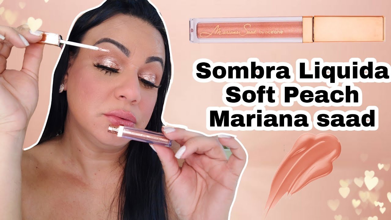 Sombra liquida soft Peach metalizada @MarianaSaadOficial