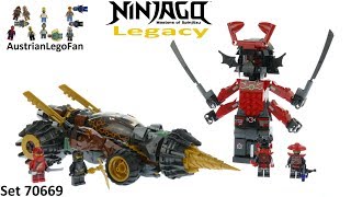 Lego Ninjago Legacy 70669 Cole´s Earth Driller - Lego Speed Build Review by AustrianLegoFan