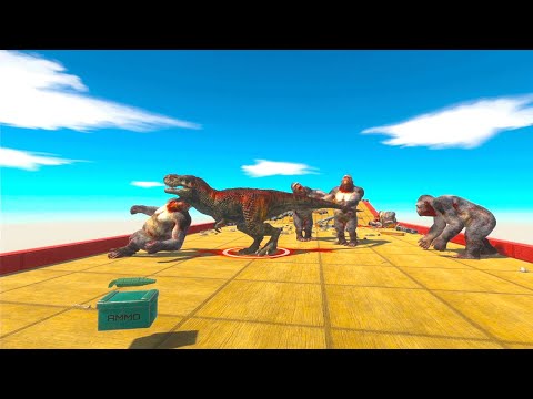 King Kong, Dinosaurs, Prehistoric Mammals Battle for Survival - Animal Revolt Battle Simulator