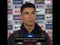 Ronaldo's Post Match Interview vs Spurs