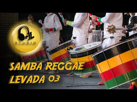 PERCUSSION - SAMBA REGGAE - LEVADA Nº 03 - 90 BPM - OLODUM - SAMPLE (MULTITRACK) - LINK ABAIXO