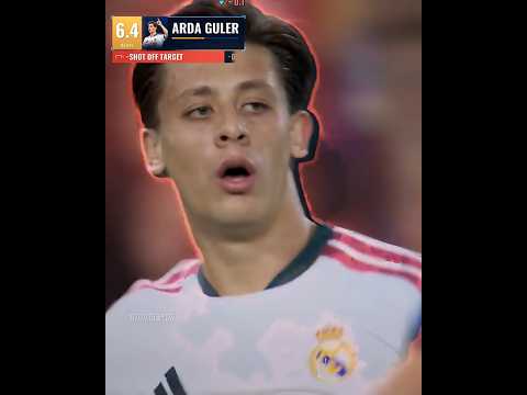 Arda Guler vs Barcelona today player score