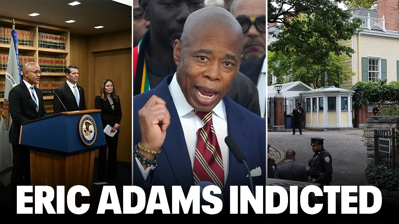 Eric Adams indicted: Charges, details, mayor's chaotic response, more