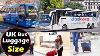 UK National Express and Megabus luggage size | national express ticket, megabus tickets, Ambel Smith