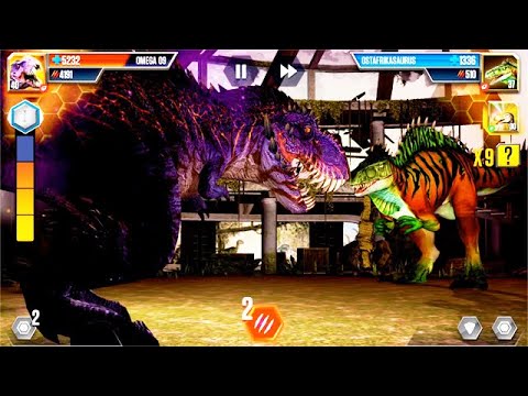 NEW PLAYABLE OMEGA 09 BOSS vs OSTAFRIKASAURUS (JURASSIC WORLD)