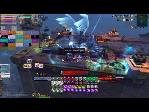 Mithra vs. Mythic Stormwall Blockade - Affliction Warlock POV