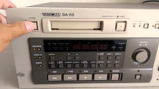 Video thumbnail for TASCAM DA-88 Digital Audio Multitrack Recorder by Beyond Soup by Jaed Arzadon